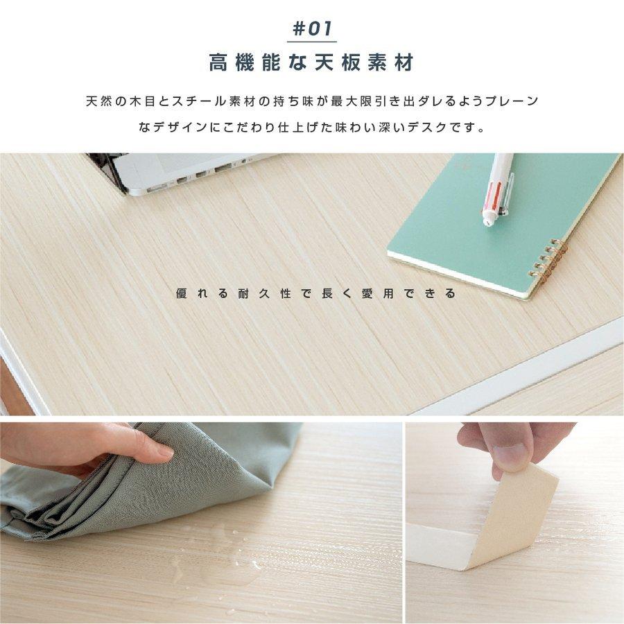 デスク パソコンデスク 白 シンプルデスク 折り畳み式 書斎机 おしゃれ 100cm幅 大人 Ot 100 Wh オフィスデスク 開店記念セール 勉強机 74cm高さ 平机 ワークデスク