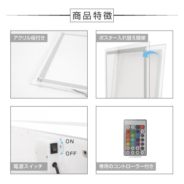 頂点デザイン LEDパネル RGBクリスタルモデル A0サイズ