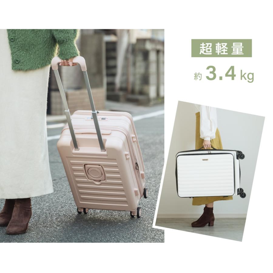 スーツケース キャリーケース キャリーバッグ Sサイズ 収納ポケット