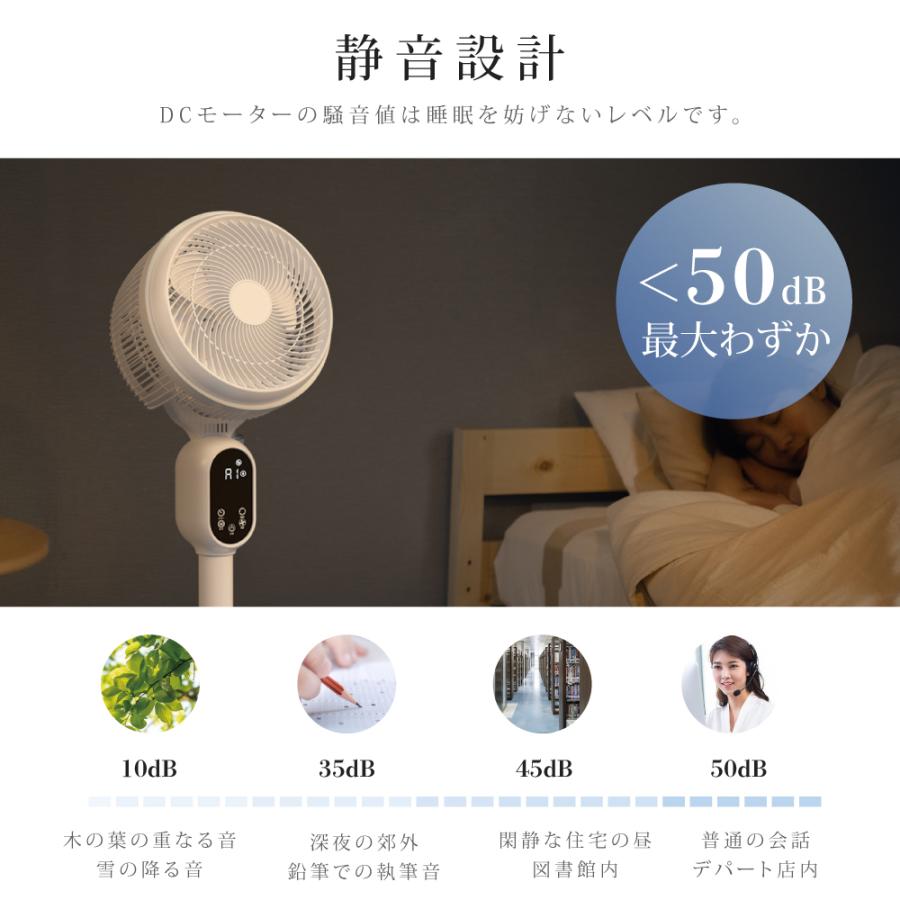 頂点デザイン 扇風機 dcモーター 静音 サーキュレーター 空気