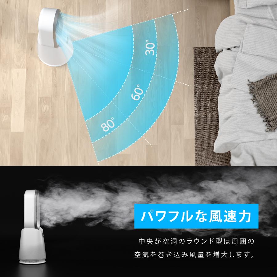 頂点デザイン タワーファン 冷暖兼用タイプ 2025新仕様 ヒーター