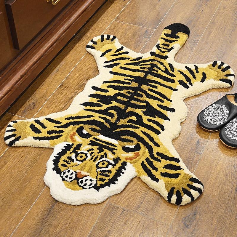 アニマルラグ　約90×60cm　タイガー　ARG-AN19 | 
