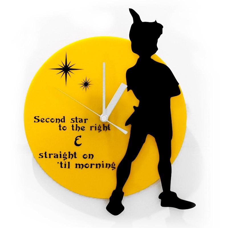 キプロス製　ピーターパン「静音」掛時計　BB-CLOCK-PPAN | 