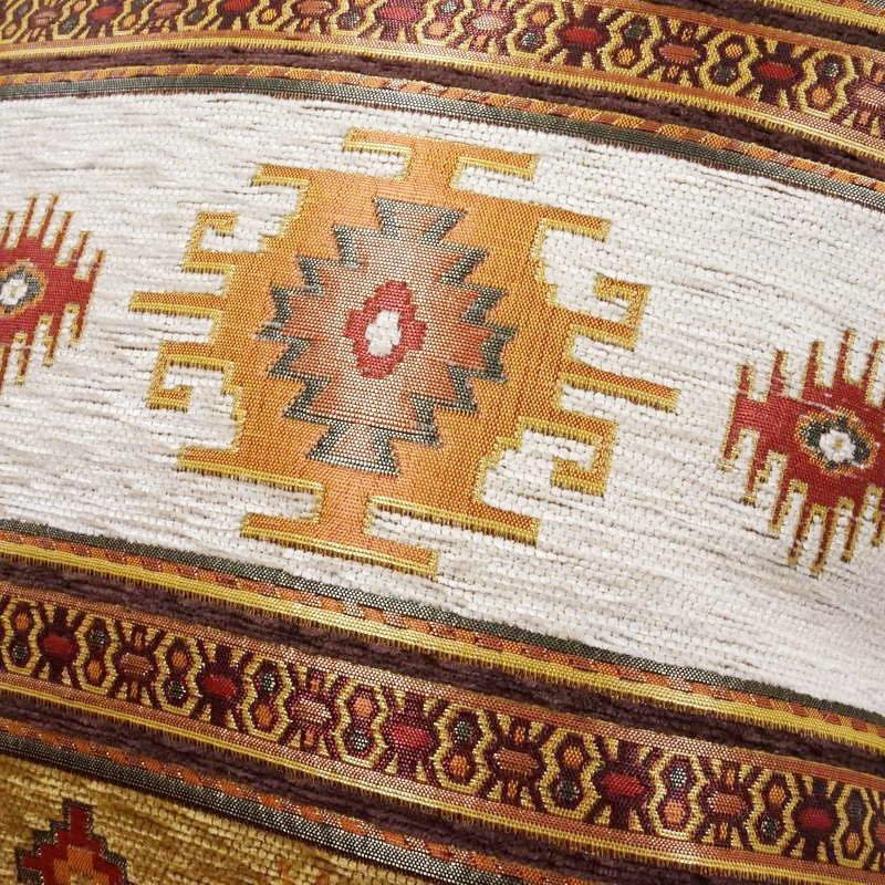 トルコ製 シェニールクッションカバー CC-KLYL キリム柄/イエロー 40×40~45×45cm対応サイズ |  | 01