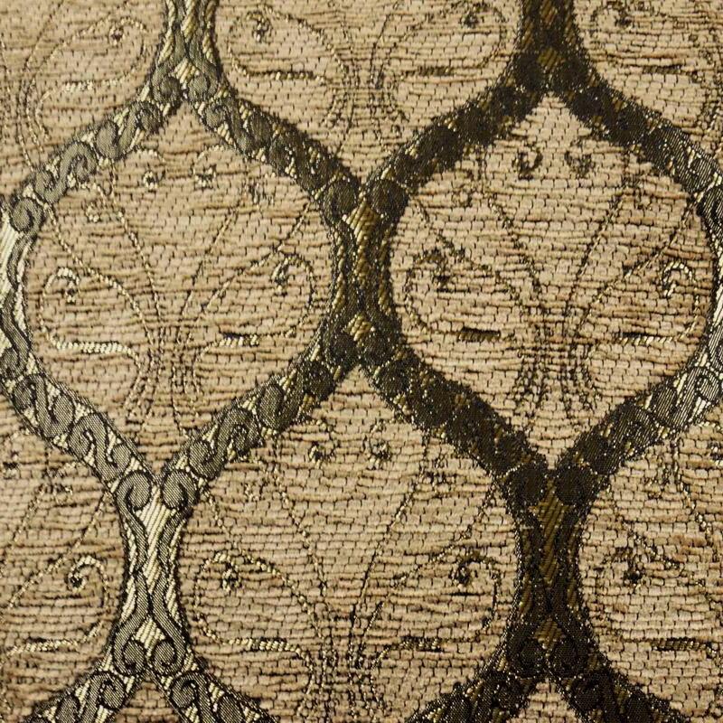 トルコ製 シェニールクッションカバー CC-PKBR ピーコック柄/ベージュ 40×40cm~45×45cm 対応サイズ |  | 01