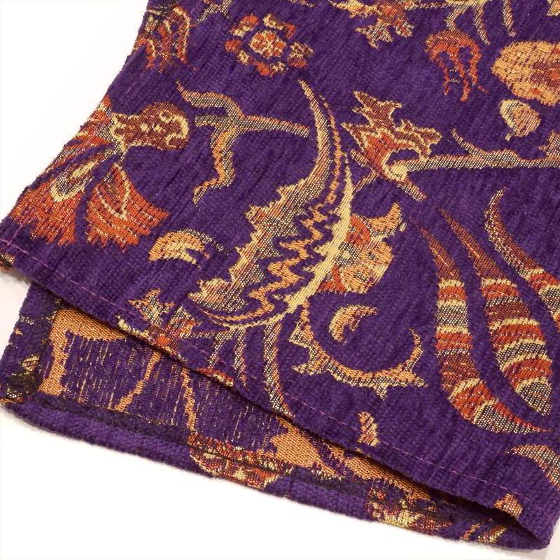 【メール便ＯＫ】トルコ製 シェニール ランチョンマット CL-LK2PP ラーレ＆カランフィル柄/パープル |  | 01