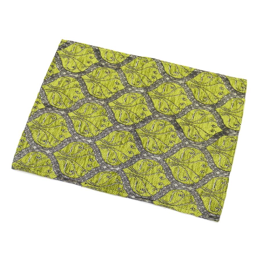 【メール便ＯＫ】トルコ製 シェニール ランチョンマット CL-PKGR ピーコック柄/グリーン | 