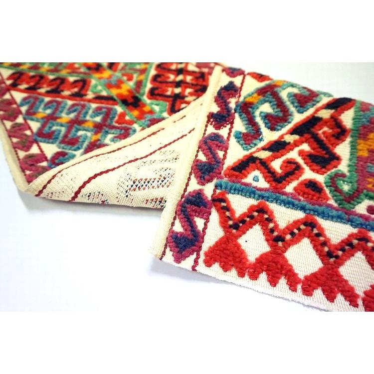 遊牧民のテント布（ヴィンテージキリム/絨毯） E-1786　124x36cm |  | 03