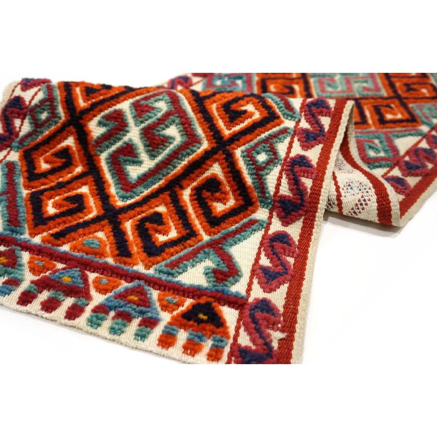 遊牧民のテント布（ヴィンテージキリム/絨毯） E-1791　116x34.5cm |  | 03