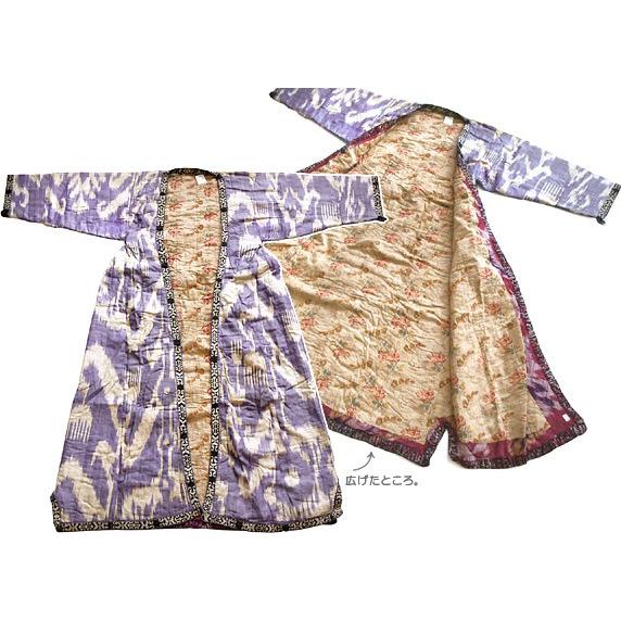 民族衣装 EC-020 ウズベク族 イカット ハラト（女性用コート） |  | 01