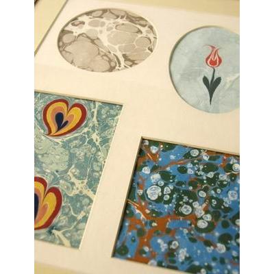 エブル（トルコマーブル画） (F-041)額サイズ44×38cm |  | 01