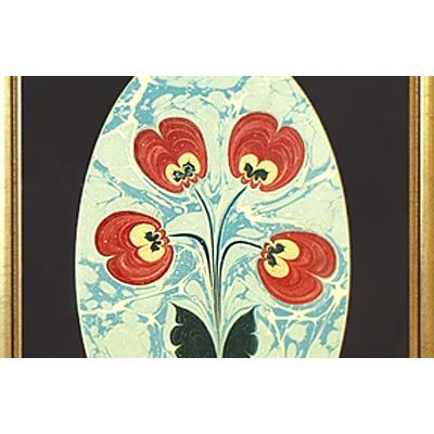 エブル（トルコマーブル画） (F-111)額サイズ47×33cm |  | 01