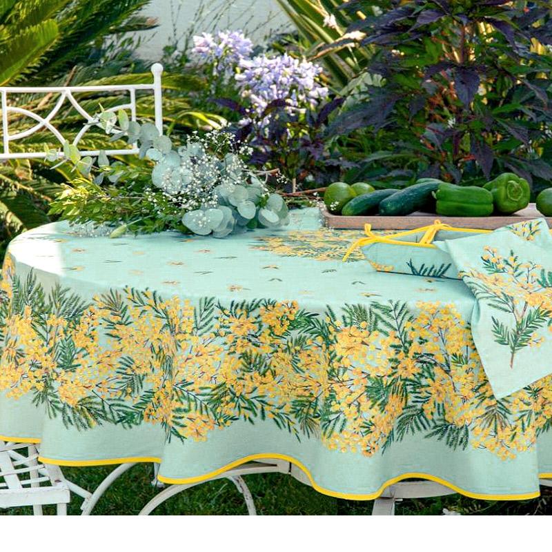 ポーランド製 リネン生地 テーブルクロス