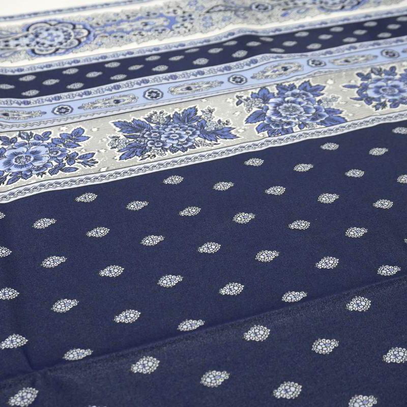 フランス製 コットン撥水テーブルクロス☆バスティード/ネイビー 200x150cmサイズ F200155-BSTD-NV |  | 01