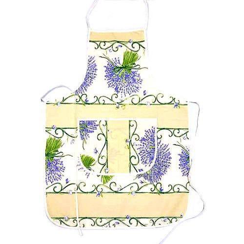南仏プロヴァンス製 コットンエプロン ラベンダー柄 ホワイト Fap Lvbq Wt Fap Lvbq Wt 輸入雑貨 トプカプ 通販 Yahoo ショッピング