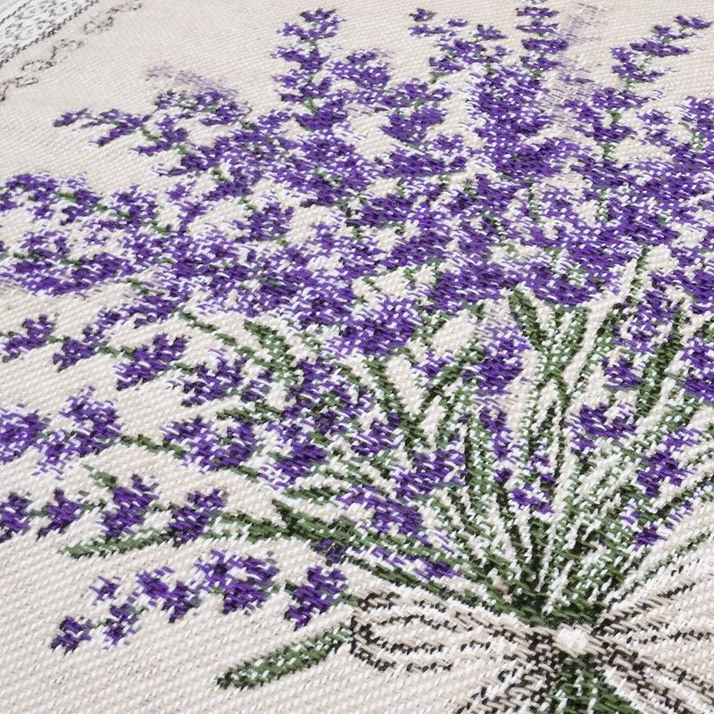 フランス製ジャカード織クッションカバー45cm角　両面柄ちがい FCC-CST-LV カスティヨン/ホワイト |  | 03