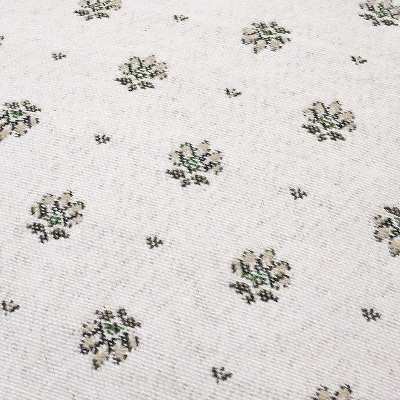 フランス製ジャカード織クッションカバー45cm角　両面柄ちがい FCC-CST-LV カスティヨン/ホワイト |  | 04