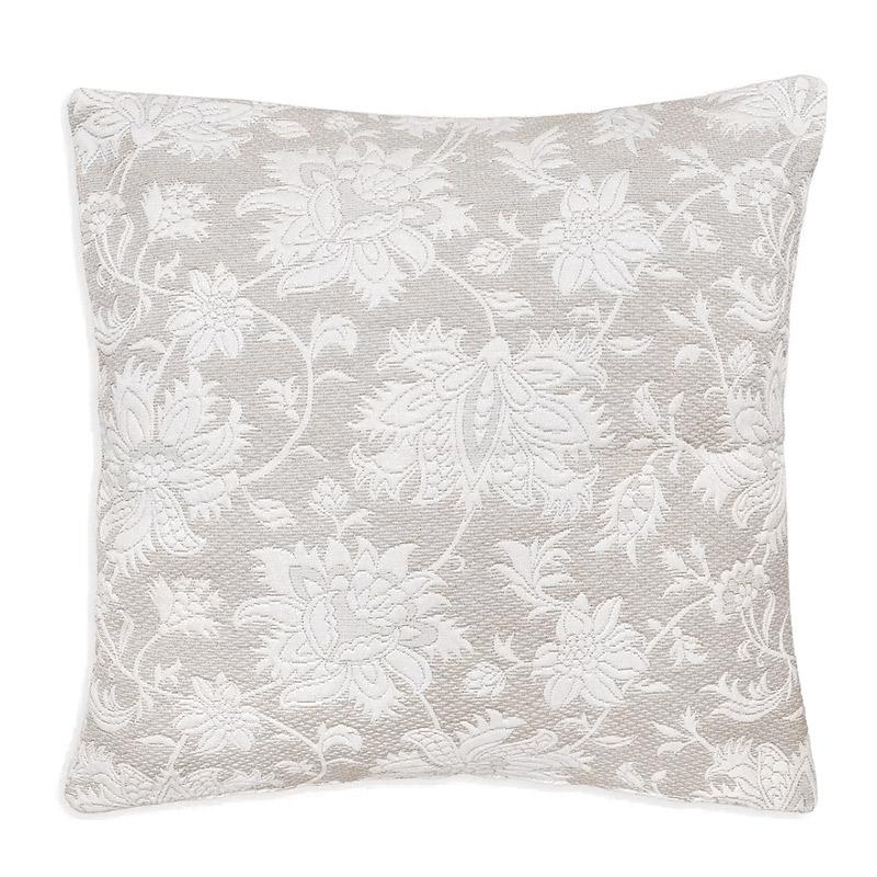 フランス製 ジャカード織クッションカバー40〜45cm角対応（両面同柄）FCC-ORT-BG オリエント/ベージュ | 