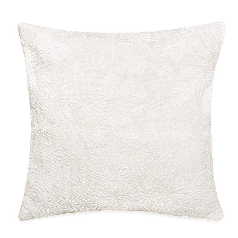 フランス製 ジャカード織クッションカバー40〜45cm角対応（両面同柄）FCC-ORT-WT オリエント/ホワイト | 