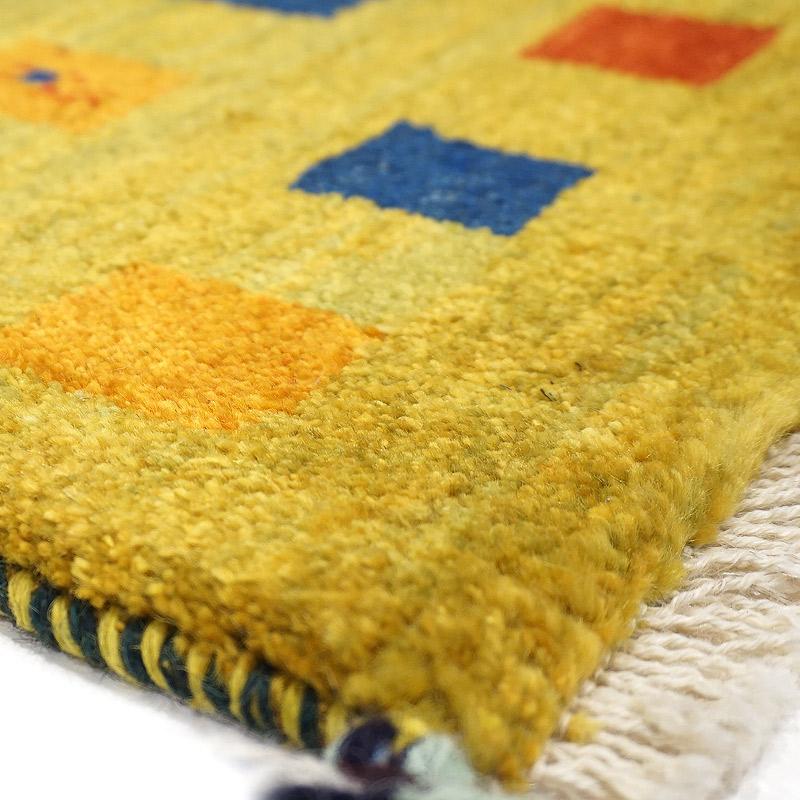 手織りギャッベ　GB40-447　座布団サイズ　約36×42cm |  | 02