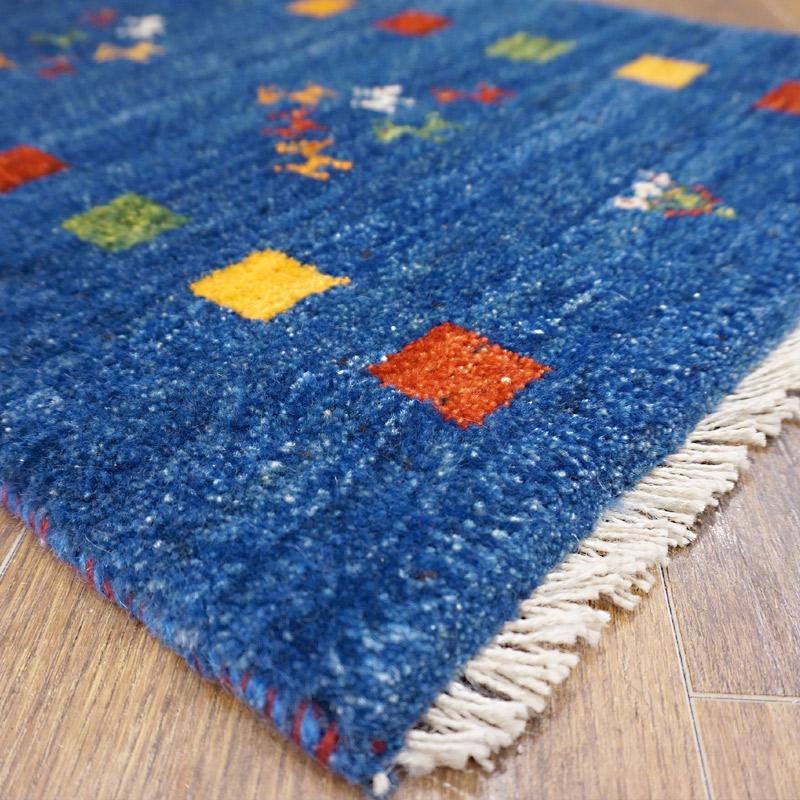 手織りギャッベ　GB80-006　76×52cm　玄関サイズ |  | 05