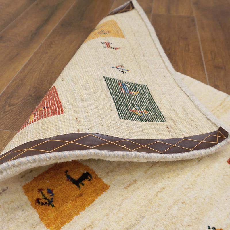 手織りギャッベ　GB90-161　95×61cm　玄関サイズ |  | 07