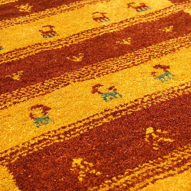 手織りギャッベ　GB90-167　89×59cm　玄関サイズ |  | 02