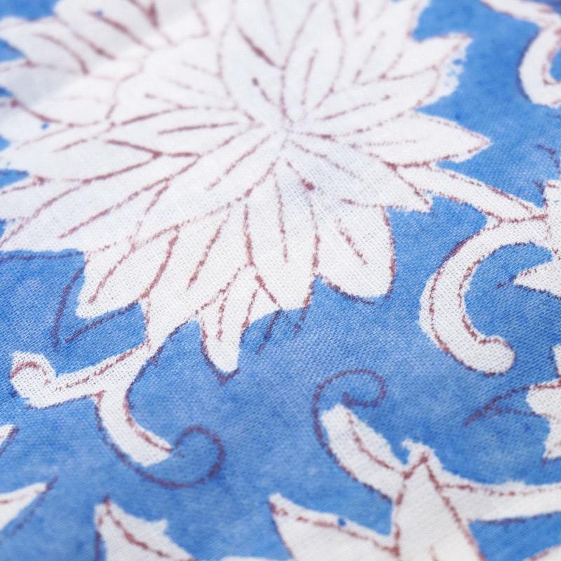 【メール便OK】ハンドブロックプリント コットンストール IBP-SCF010 |  | 02