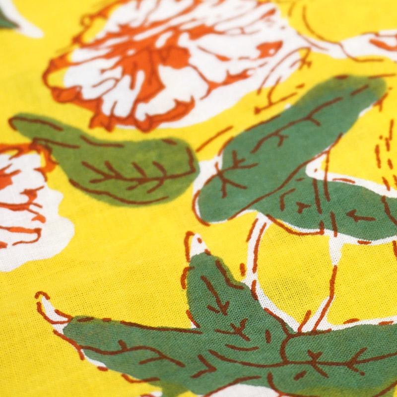 【メール便OK】ハンドブロックプリント コットンストール IBP-SCF014 |  | 02