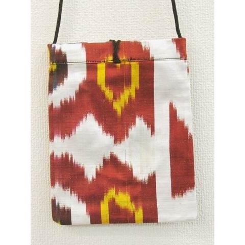最終処分価格 ウズベキスタン イカット/絣　ポシェット バッグ IK-A011 24ｘ18ｃｍ |  | 01