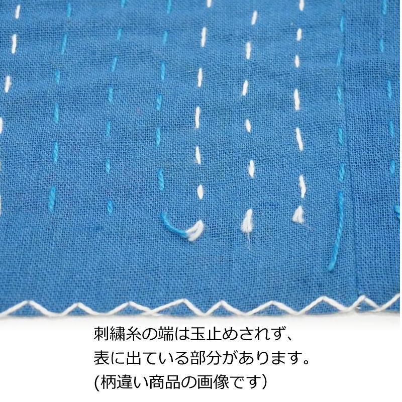 インド製「カンタキルト」マルチカバー◆223x149cm前後◆トロピカル/イエロー　KMC230-YL |  | 03