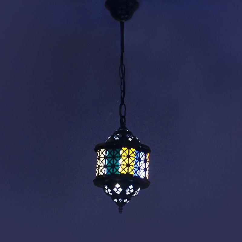 トルコ製　ペンダントランプ　Sサイズ/ブルーグレー　LP-S2  (LEDサービス球付) | 