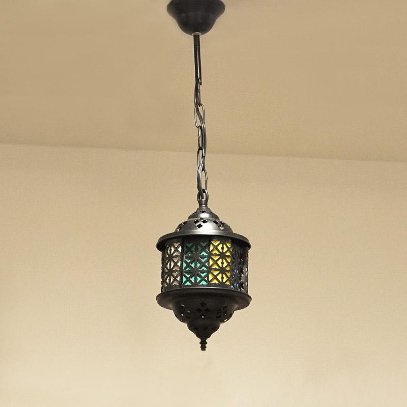 トルコ製　ペンダントランプ　Sサイズ/ブルーグレー　LP-S2  (LEDサービス球付) |  | 01