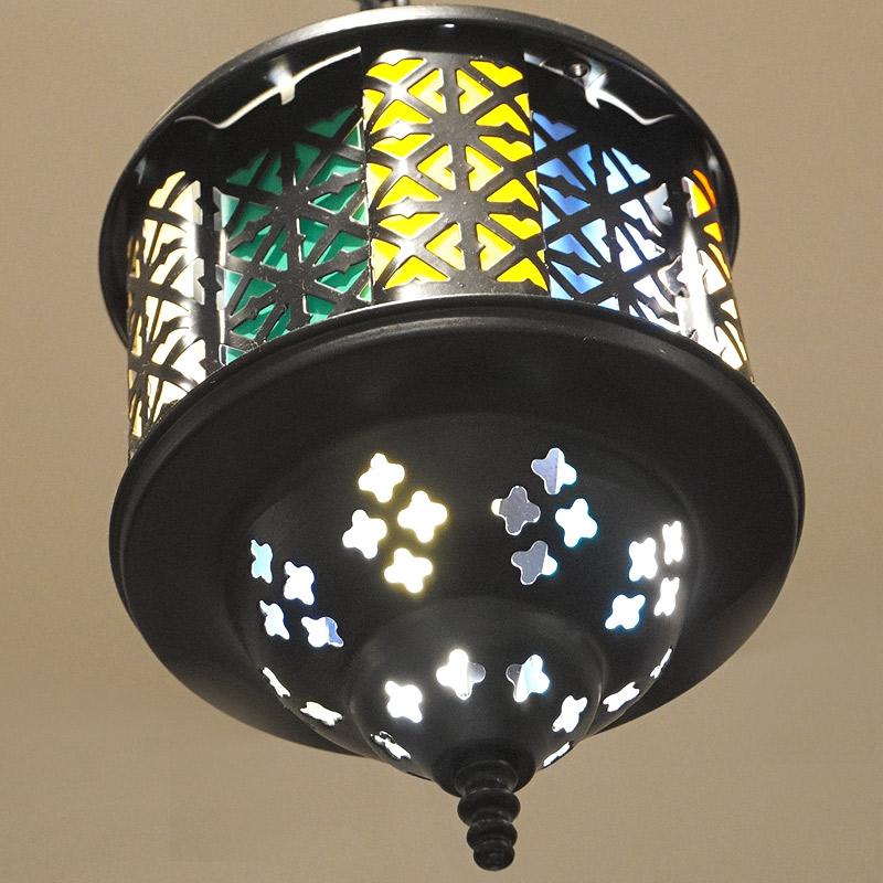 トルコ製　ペンダントランプ　Sサイズ/ブルーグレー　LP-S2  (LEDサービス球付) |  | 02