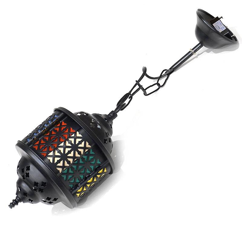 トルコ製　ペンダントランプ　Sサイズ/ブルーグレー　LP-S2  (LEDサービス球付) |  | 03