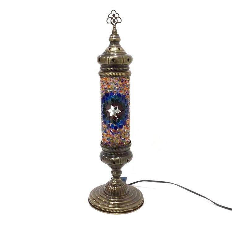 トルコ製 モザイクテーブルランプ LS-C101（LEDサービス球付） | 