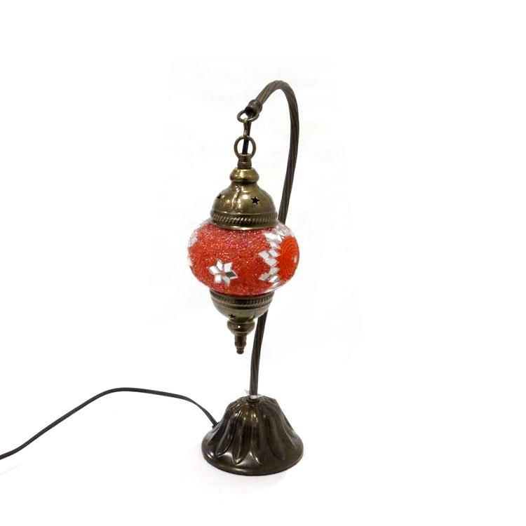 トルコ製 モザイクテーブルランプ LS-H107（LEDサービス球付） |  | 01