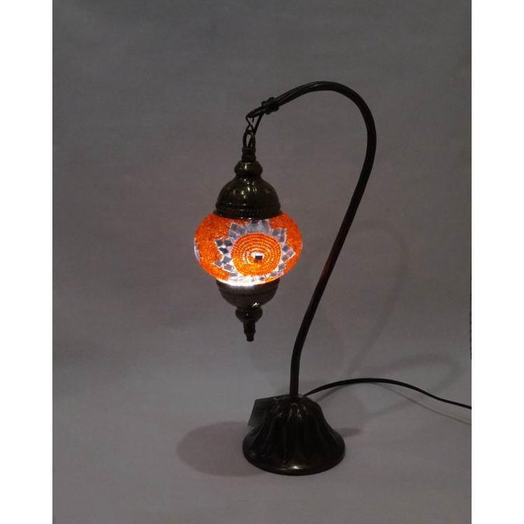 トルコ製 モザイクテーブルランプ LS-H107（LEDサービス球付） |  | 02