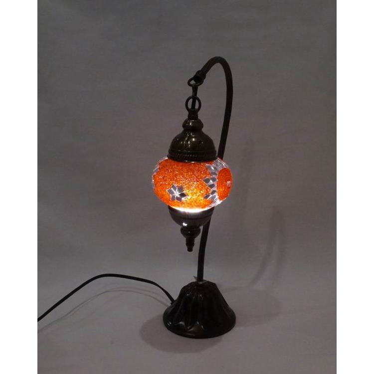 トルコ製 モザイクテーブルランプ LS-H107（LEDサービス球付） |  | 03