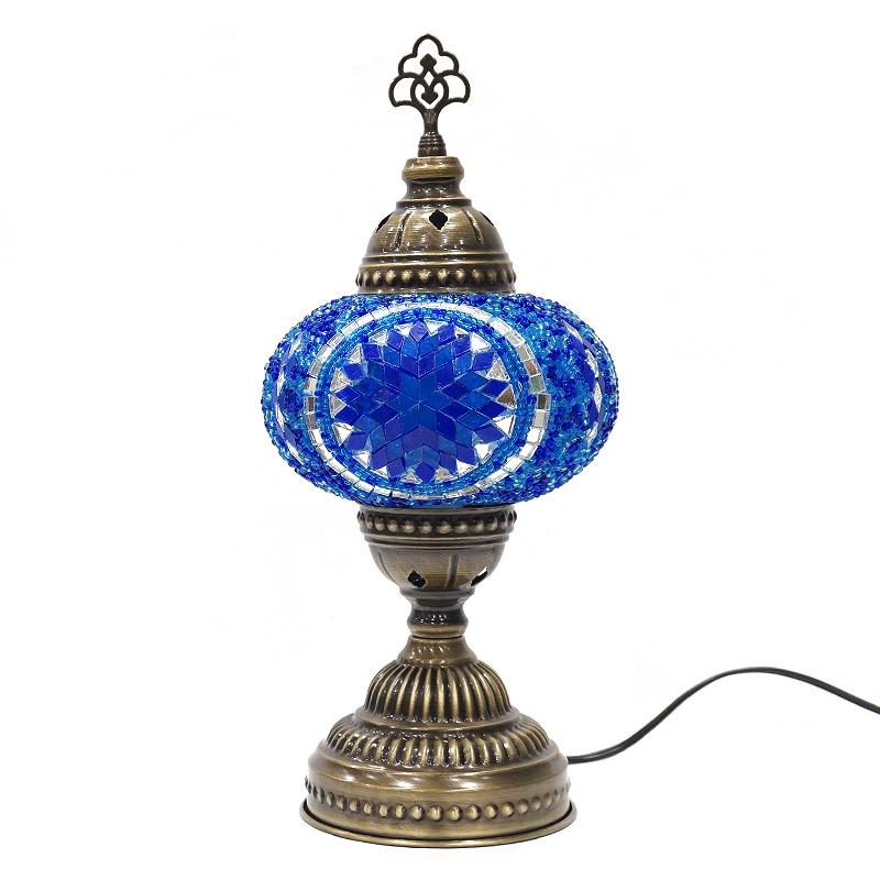 トルコ製　モザイクガラス テーブルランプ　LS-L111 (LEDサービス球付) | 