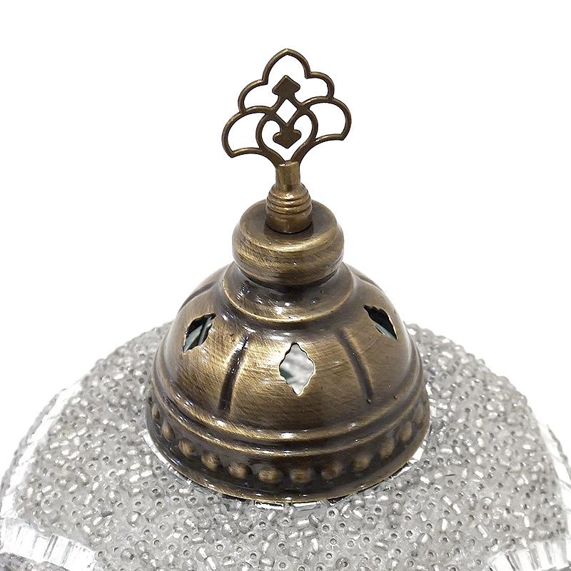 トルコ製　モザイクガラス テーブルランプ　LS-L112 (LEDサービス球付) |  | 03