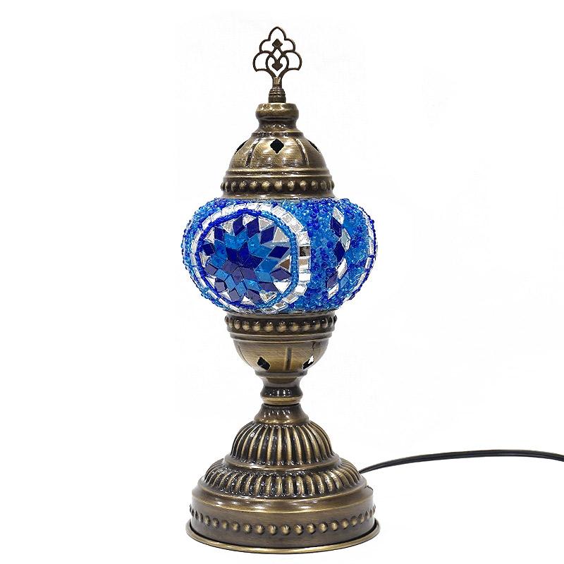 トルコ製　モザイクガラス テーブルランプ　LS-M117 (LEDサービス球付) | 