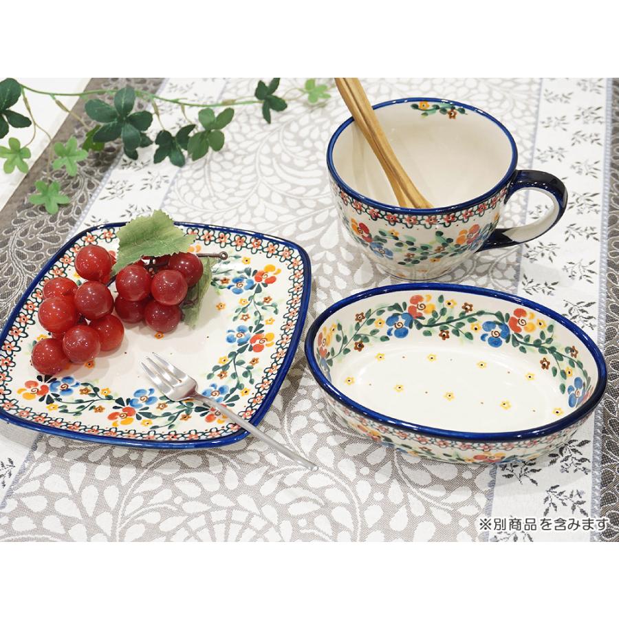 ポーランド陶器　ポーリッシュポタリー 「Millena」 オーバルグラタン皿小　M01121-04　ブーケ |  | 04