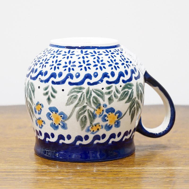 ポーランド陶器　ポーリッシュポタリー 「Millena」 マグカップ（約250ml） M0116-075B　忘れな草 |  | 03