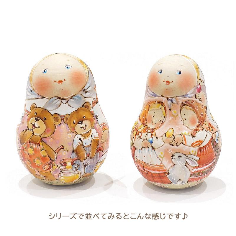 ロシア　イリーナ・ヴァトルーシュキナ作　起き上がりこぼし（女の子）　MAT-097 |  | 06