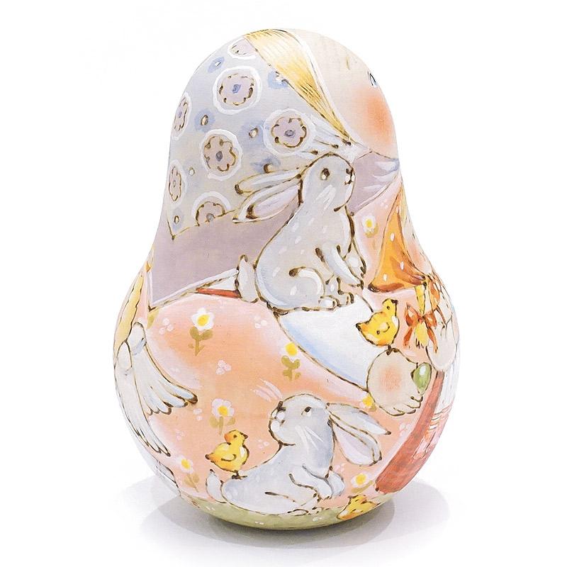 ロシア　イリーナ・ヴァトルーシュキナ作　起き上がりこぼし（女の子）　MAT-097 |  | 03