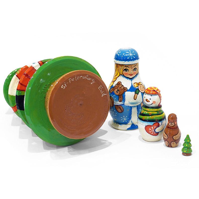 ロシア　ツリー型マトリョーシカ（5P） MAT-113 |  | 04