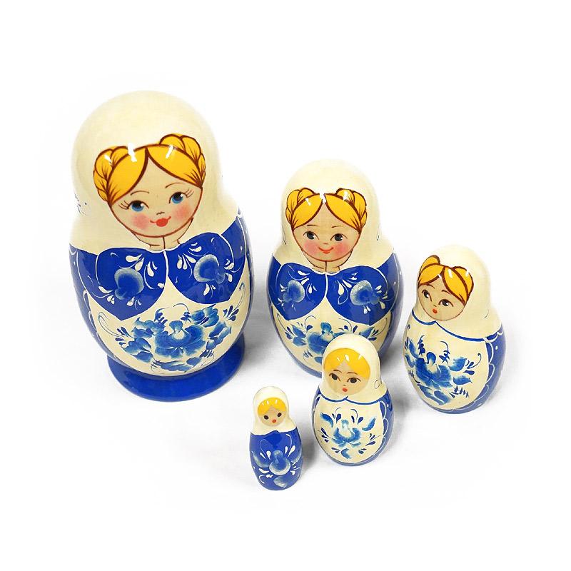 ロシア　キーロフの街のマトリョーシカ（5P）　MAT-130 |  | 04