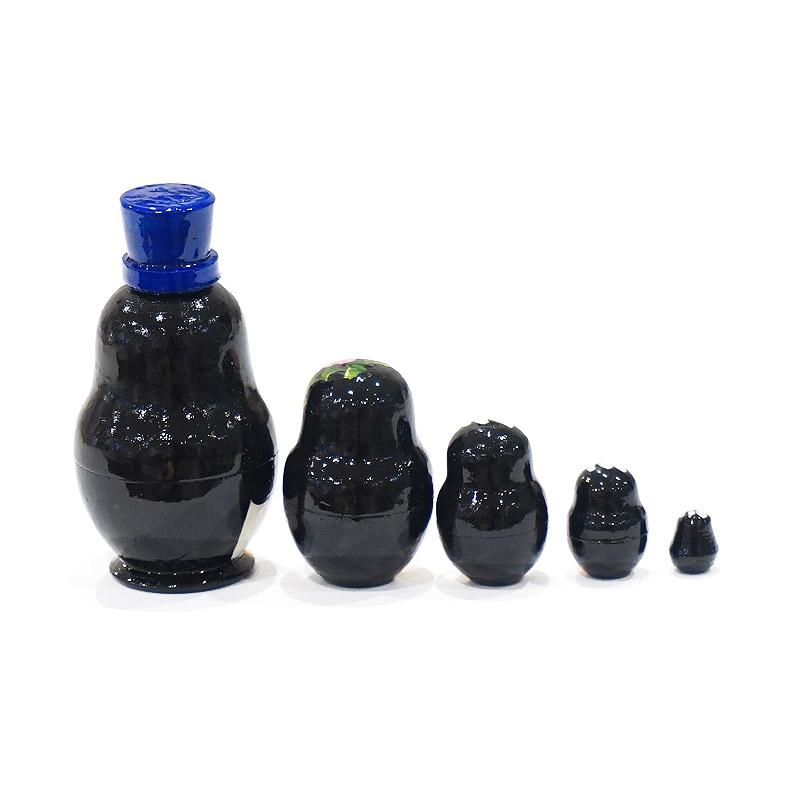 ロシア　ミニマトリョーシカ　ペンギン/青（5P）　MAT-165 |  | 01