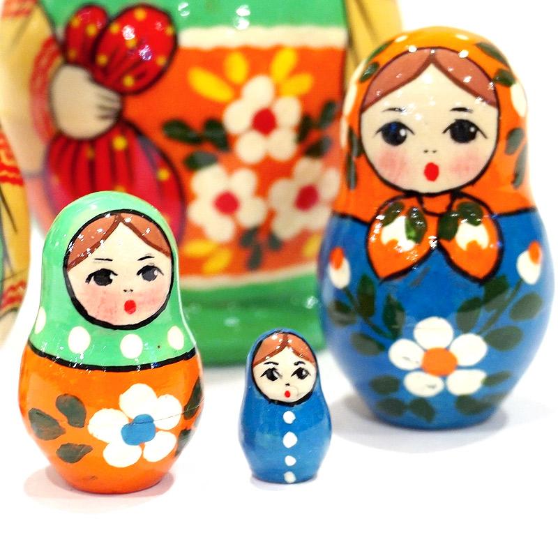 ロシア　セルギエフパサード　マトリョーシカ小（5P）　MAT-167 |  | 04